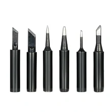 6PCS Soldering Iron Tips Suit Replacement 900M-T Solder Tip Welding Head Soldering Rework Station Repair Tool Kit