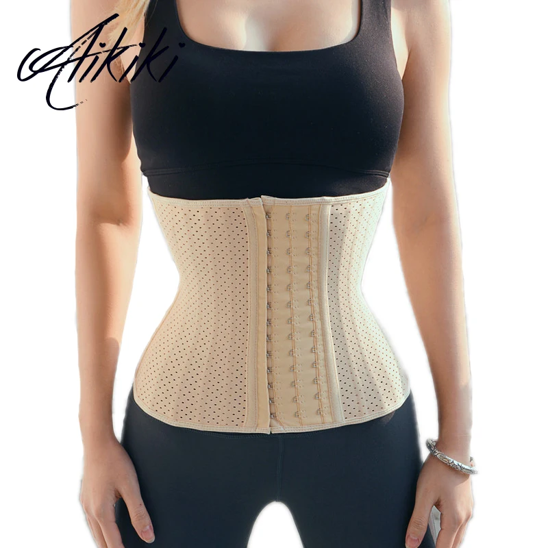 

Latex Waist Trainer Corset Belly Slimming Underwear Belt Sheath Body Shaper Modeling Strap 25 Steel Boned Waist Cincher