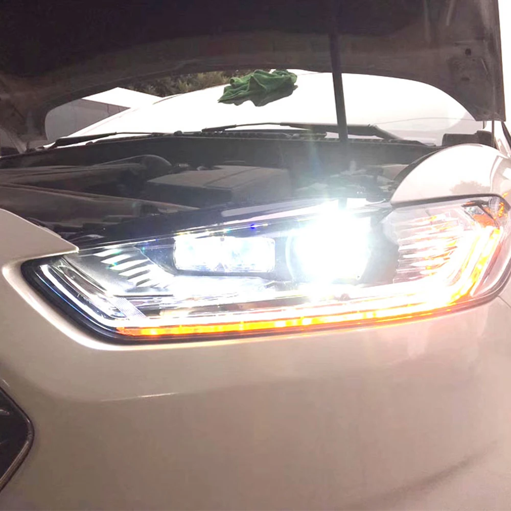 Автомобильный Стайлинг для Ford Mondeo 2013 2014 2015 светодиодный налобный фонарь нового