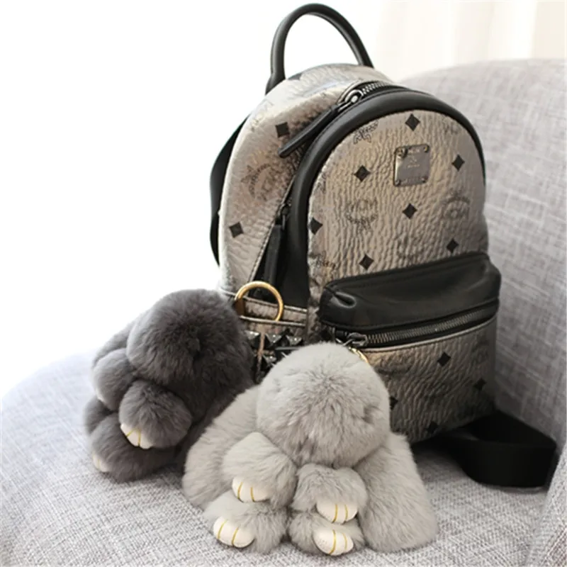 Super Mengse Bunny Bunny Pendant Meng Meng Rabbit Fur Bag Charm Stuffed Toy Car Keychain Dead Rabbit Pendant Lop-eared Rabbit Sc