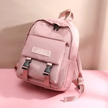 

Fashion Korean Waterproof Nylon Backpack Women Large Capacity School Bags Multi-pocket Zipper Travel Rucksack Mochilas Mochila