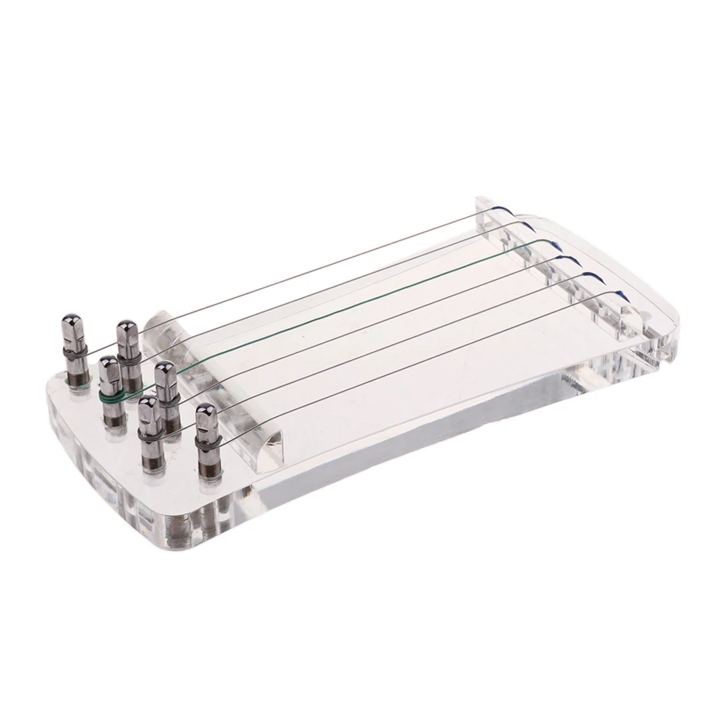 Transparent Finger Hand Exerciser Practice Tool for Japanese Guzheng Lovers 8.07x3.74x1.18inch