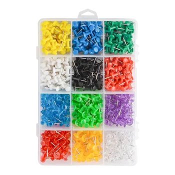 

12Pcs Pins Practical Creative Durable Map Tack Map Pin Map Push Pin Colorful Push Pin for Office Maps Home
