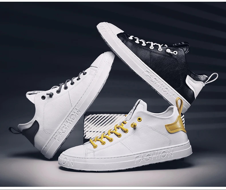 Высококачественные белые кроссовки на плоской платформе; Мужская обувь для скейтбординга; обувь в стиле ретро для мальчиков; оригинальная модная спортивная обувь