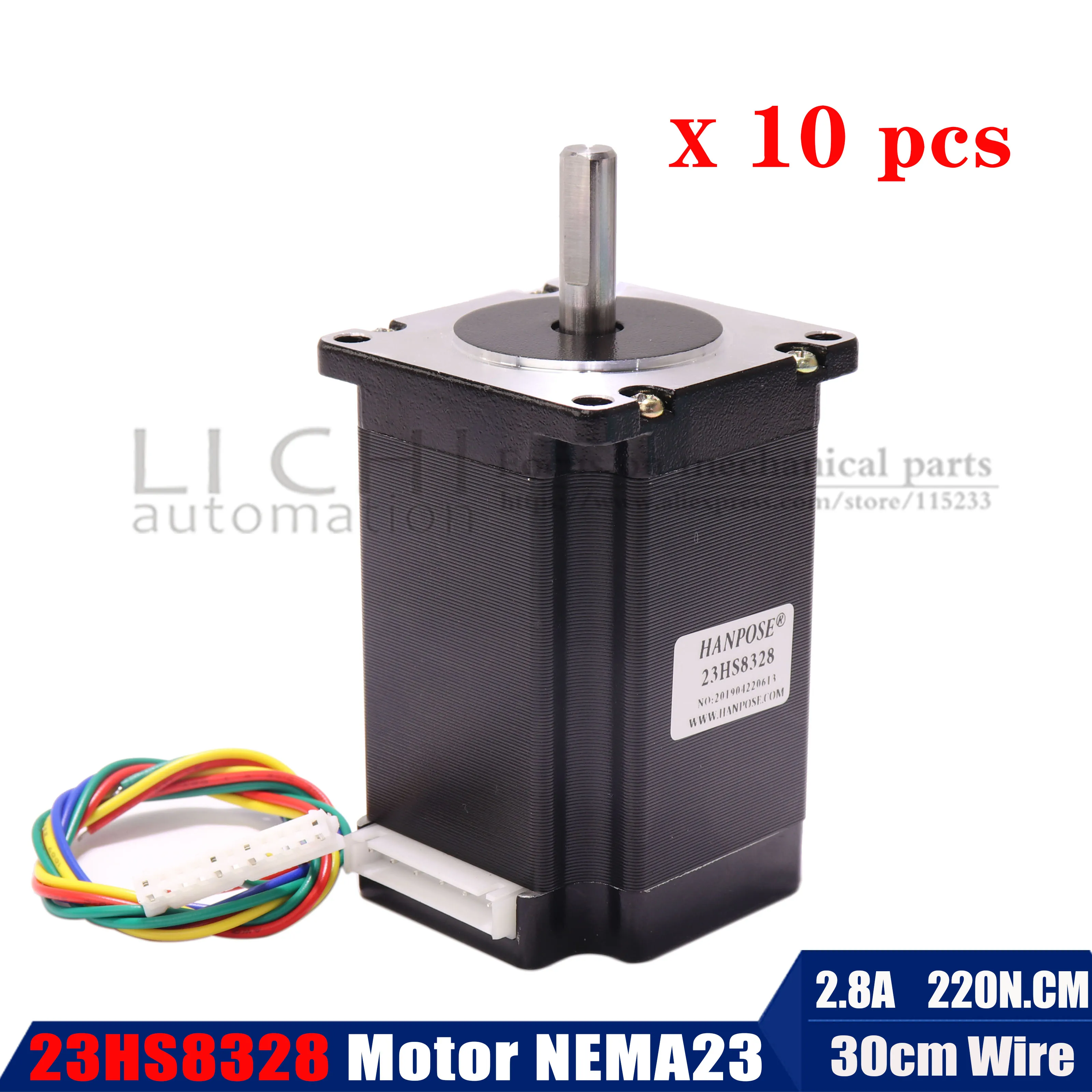 23hs8328 2.8A 2.2N.m 57x83mm Nema23 Stepper Motor for 3D printer CNC engraving milling machine