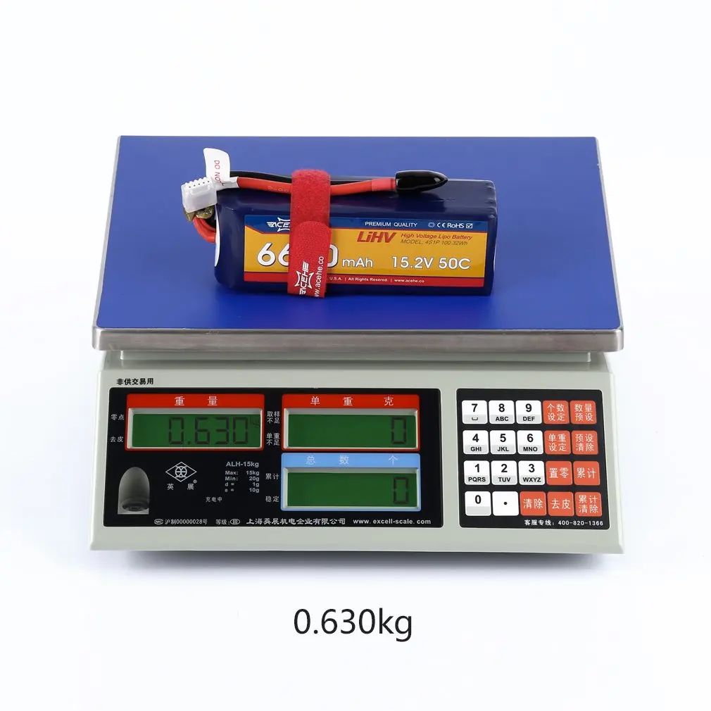ACEHE 15,2 V 6600mAh 50C 4S1P 100.32Wh XT60 разъем высокого напряжения Lipo батарея