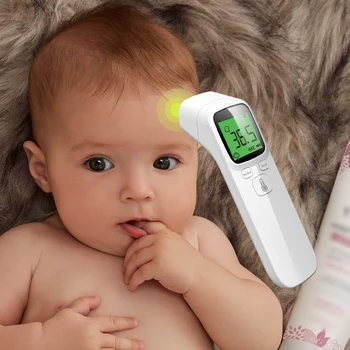 

Led Digital Infrared Forehead Body Thermometer Gun Non-contact Infrared Thermometer For Kids Adlut