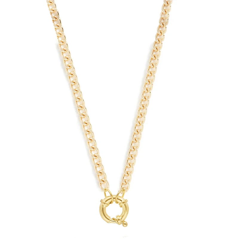necklace Ювелирное модное ожерелье с подвеской в виде дракона для женщин золотого цвета, Жемчужное Колье, талисман, украшения, ювелирное изделие, подарок на удачу - Окраска металла: necklace