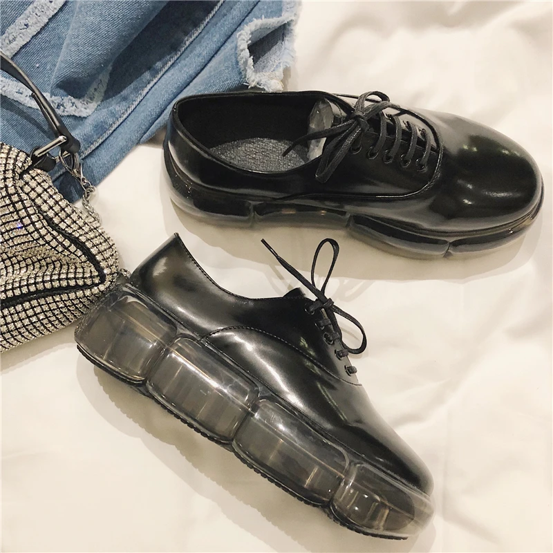 Zapatos De Mujer/2019 г. Новые весенние женские туфли на плоской платформе повседневные