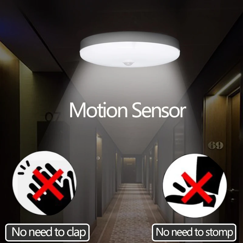  Modern Led Ceiling Lights Ceiling Lamp for Living Room 220V Fixture Motion Sensor Surface Mount Bed - 4000225534012