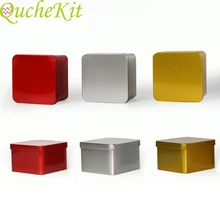 Mini Metal Storage Box Square Iron Tin Boxes Candy