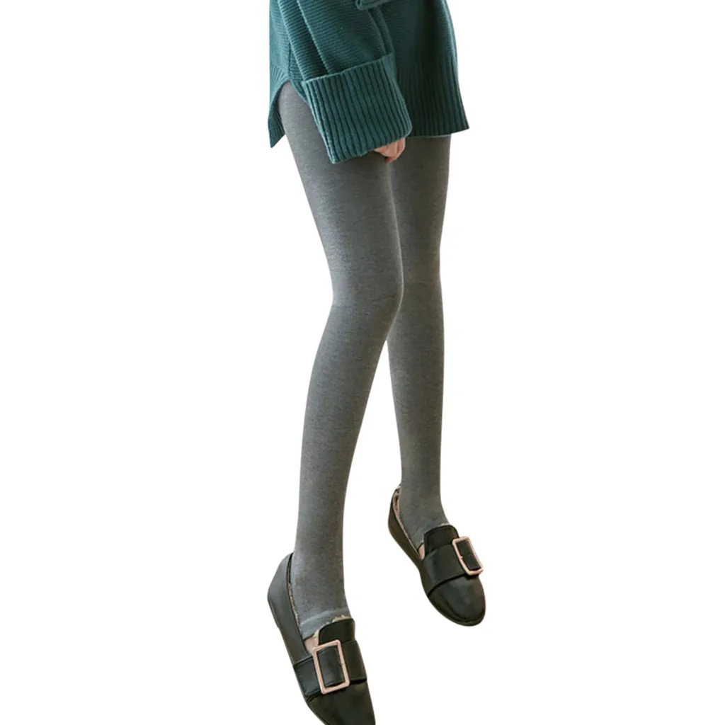 Новые модные женские леггинсы осень зима удобные плюс бархатные брюки стрейч тонкие леггинсы плюшевые брюки Polainas