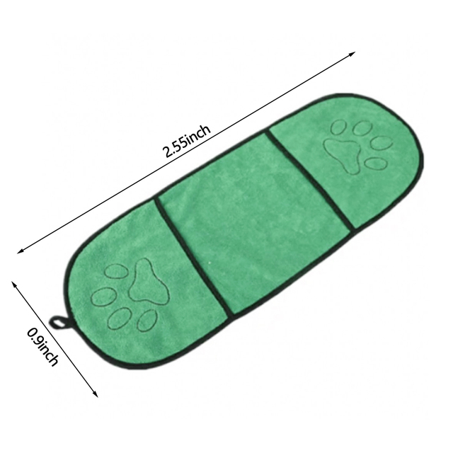Dog Bath Towel Microfiber Ultra-Absorbent Small Dogs Drying Towel Blanket With Pocket For Large Dogs Bathrobe Pet Suppiles