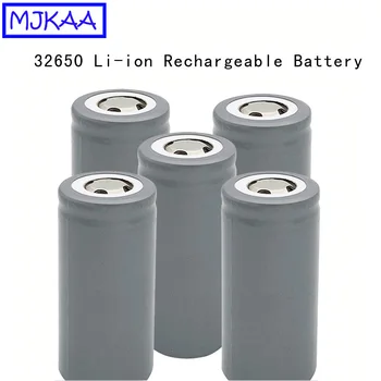 

MJKAA 1-5Pcs 32650 3.2v 6500mAh Lifepo4 Rechargeable Battery Cell 5C Discharge Battery for Backup Power Flashlight Batteries