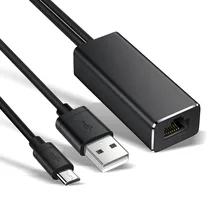 10/100 Мбит сетевой комплект Mirco USB RJ45 Ethernet адаптер ТВ палка ручной стабилизатор для огонь для Chromecast для Google Home ТВ палка