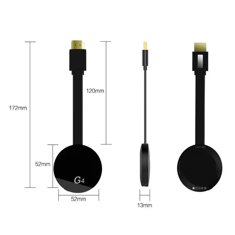 Черный V 4th HDMI цифровой Video1080P литье медиа стример для многоэкранной поддержки