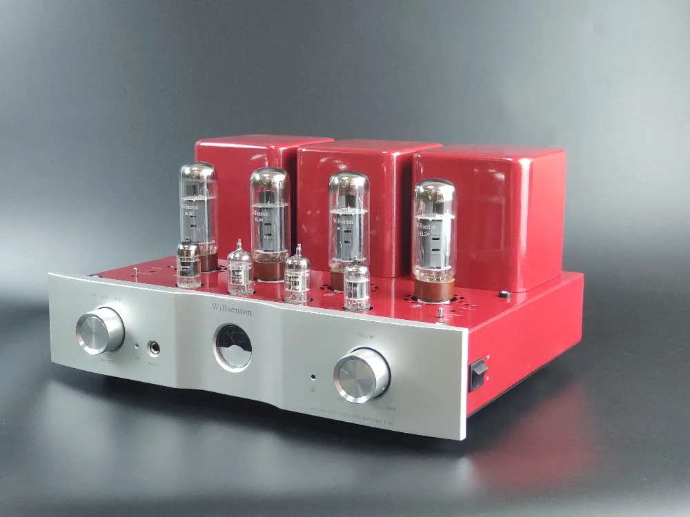 Willsenton R-35I EL34 X4 ламповый усилитель HIFI с Bluetooth усилителем для наушников сменный с базовым счетчиком и защитной клеткой