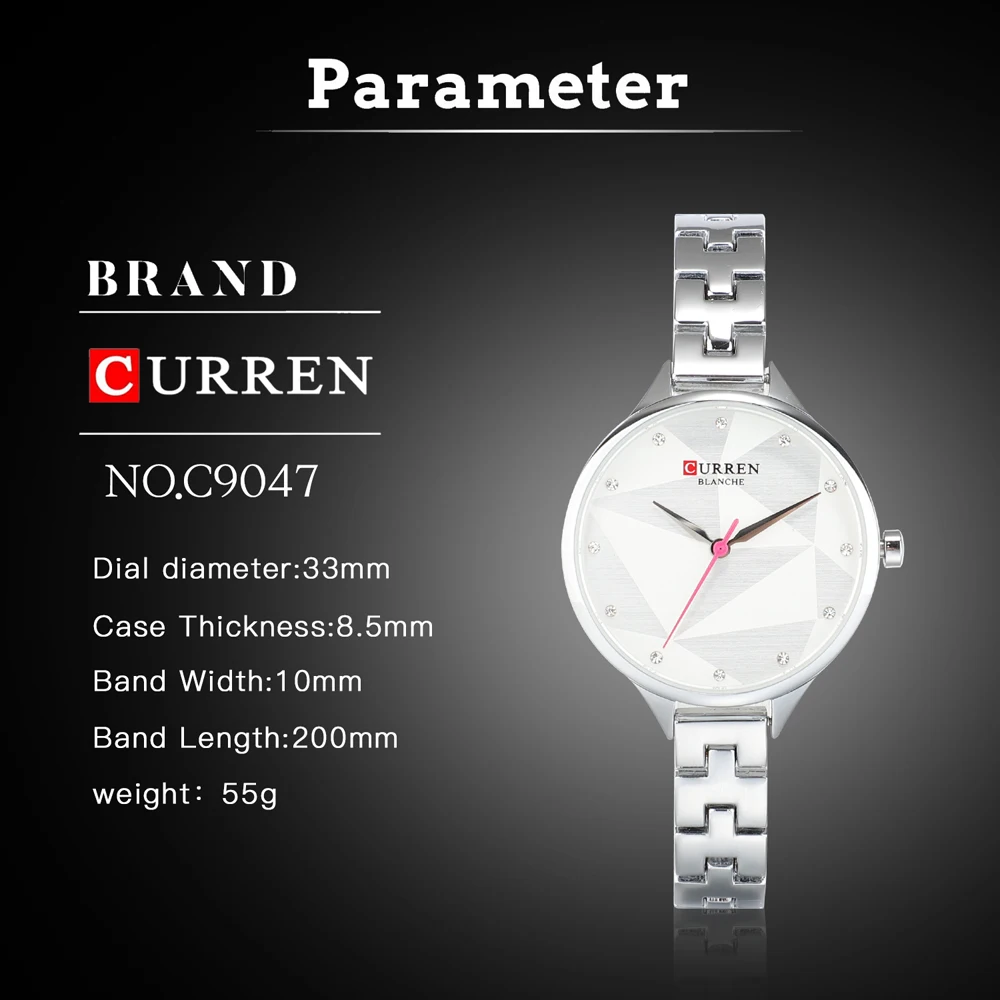 CURREN Gold Watch Women Watches Ladies Creative Steel Women's Bracelet Watches Female Clock Relogio Feminino Montre Femme 2019 drop shipping (28)