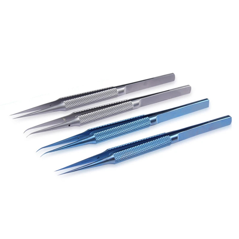 

Titanium Alloy Precision Microscope Fly line Fingerprint Repair Tweezers for Phone Copper Wire Repair Clip Jumper Line 0.01mm