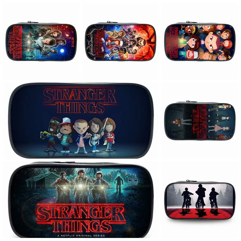 Детская косметичка карандаш Stranger Things 3 чехол коробка сумка для мальчиков и