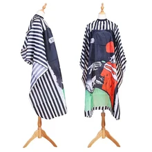 Водонепроницаемый тканевый фартук для стрижки волос Парикмахерская обертка стрижка узор накидка для салона, парикмахерской фартук мантия инструменты