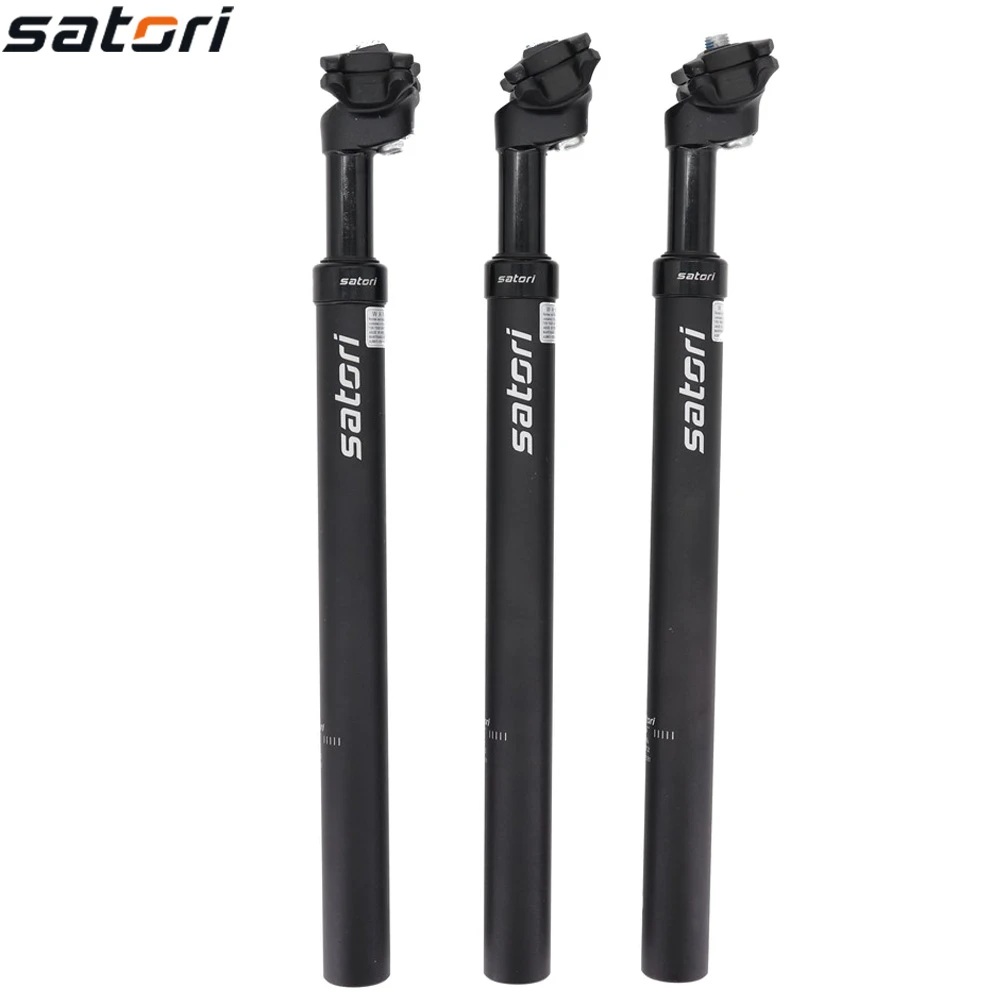 Satori Suspension Seatpost Shock Absorb For Mtb Bicycle 27.2/28.6/30.1/30.4/30.9/31.6mm X355mm