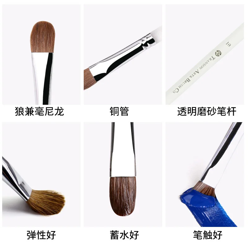 Transon/ZHONGSHENG 122 прозрачный mo sha gan Langhao пигментная ручка пигментные наборы ручка Кисть для рисования маслом Изобразительное искусство для взрослых