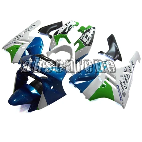 Полный обтекатели для Kawasaki ZX-9R 1994 1995 1996 1997 ZX9R 94 95 96 97 ABS Пластик мотоцикл кузов, синего, зеленого и белого цветов крышка