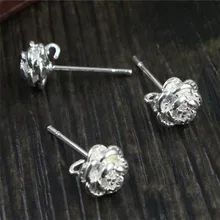 6 шт.(3 пары) 9*6 мм яркие посеребренные крючки для ушей серьги провода для ручной работы женские модные ювелирные изделия серьги(T6-05