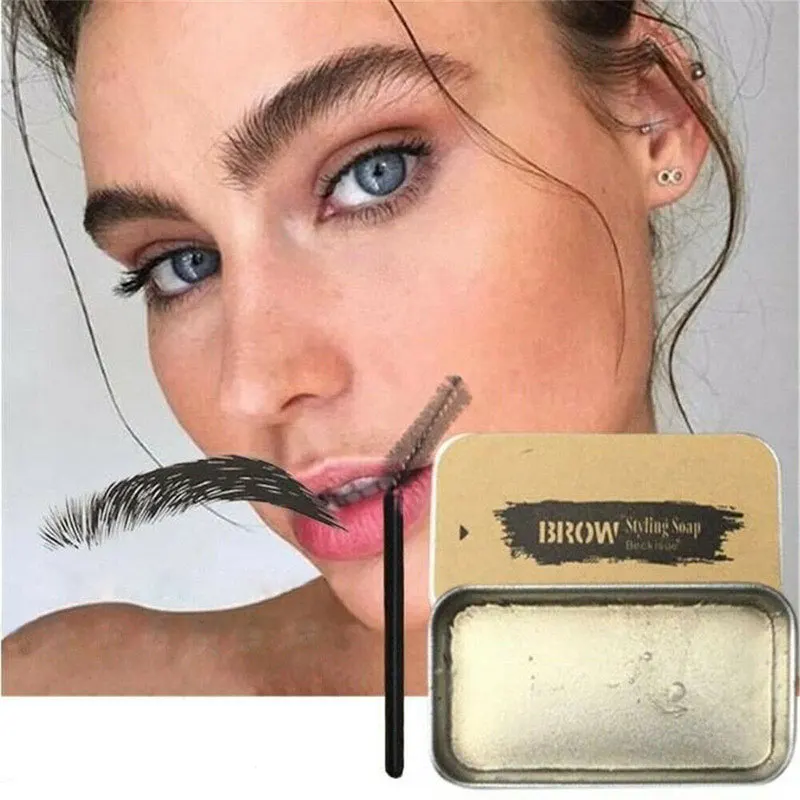 3D Feathery Brows гель-мыло для макияжа длительное средство для увеличения бровей Гель для настройки бровей водостойкая помада-ТИНТ косметика - Цвет: T01