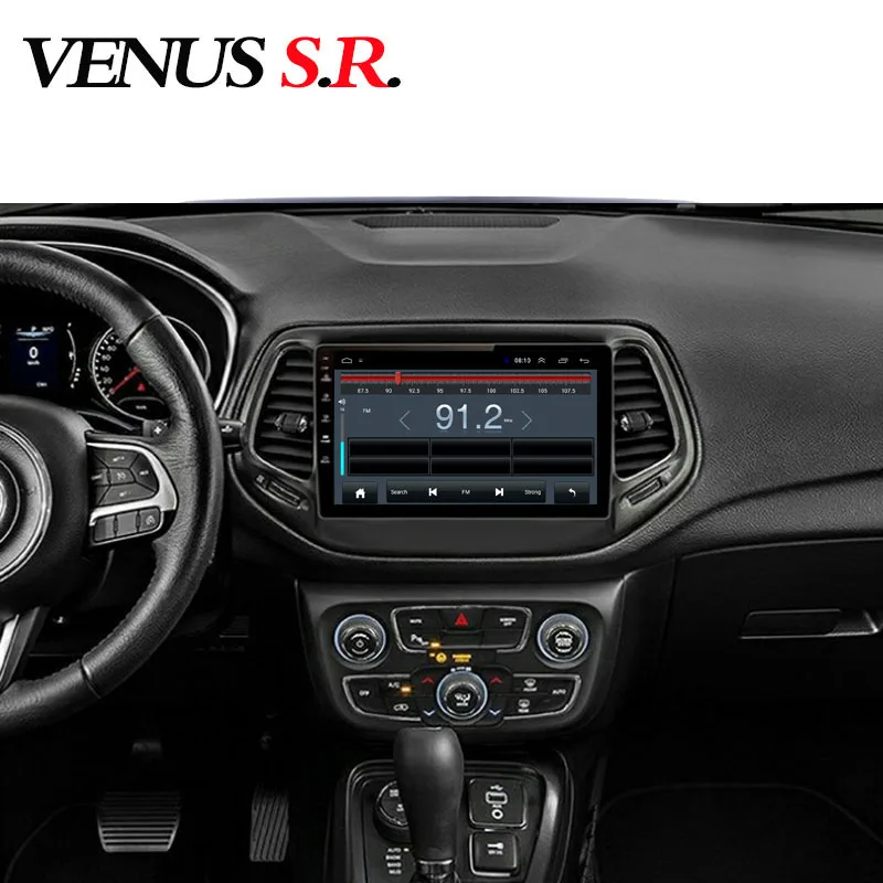 VenusSR Android 9,0 4G+ 64G 2.5D ips автомобильный dvd для JEEP Compass Патриот радио Мультимедиа gps Радио Стерео gps навигация