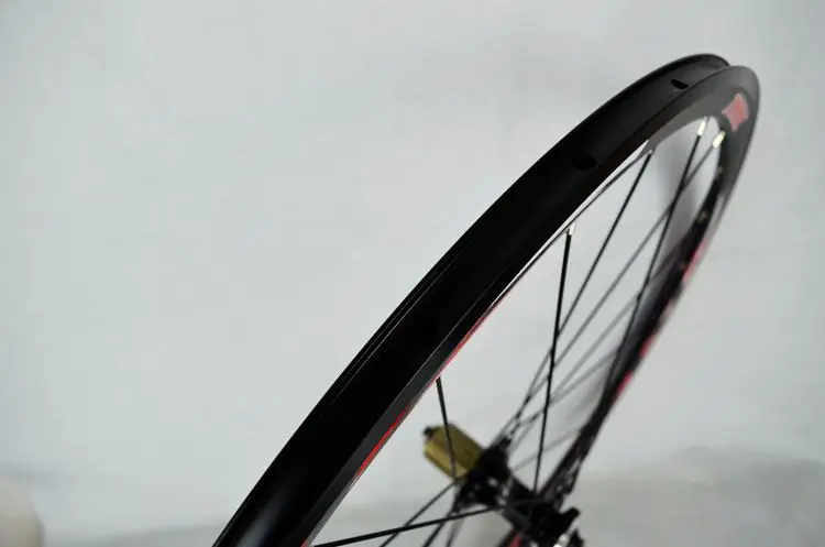 Pasak 700C колеса для шоссейных велосипедов Велокросс алюминиевые двухэтажные диски 30 мм глубина дискового тормоза 24 Отверстия QR 9 мм f100мм R135mm