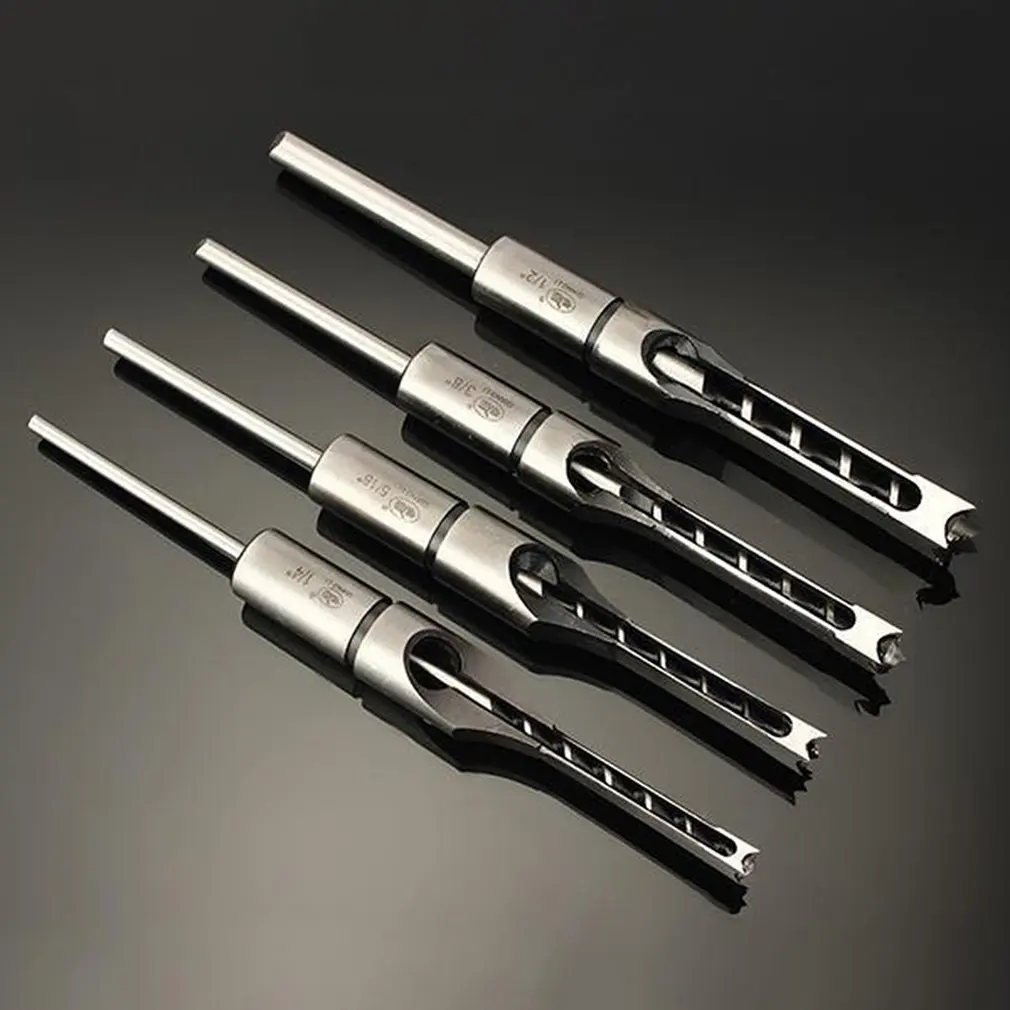

High quality and powerful square hole drill Inch long woodworking square hole square machine woodworking drilling tool
