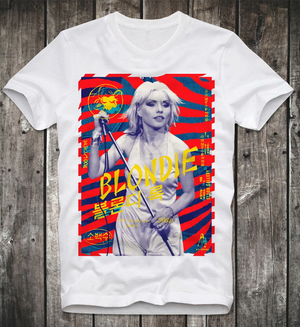 Футболка Blondie Debbie Harry новая волна панк-рок ретро винтажная японская Новейшая