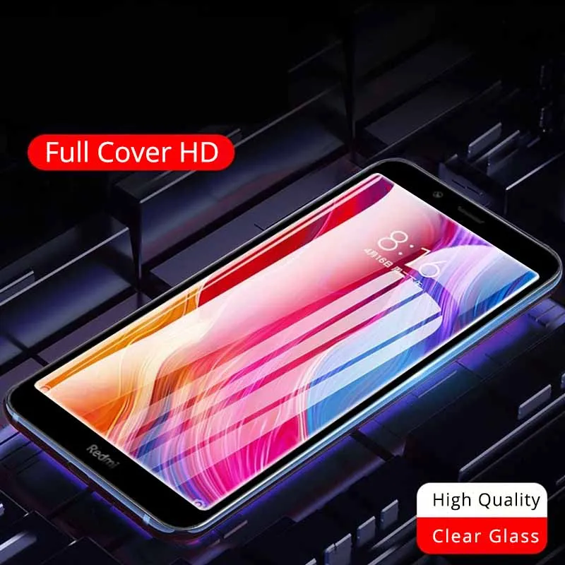 

Full Cover Tempered Glass For Xiaomi Redmi 7 7A Glass Screen protector On Redmi 7A Protective Glass For Xiaomi Redmi Note 6