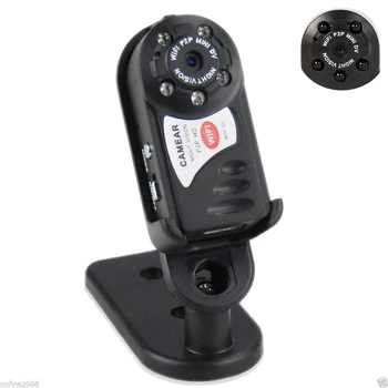 

New Mini Q7 Camera 480P Wifi DV DVR Wireless IP Cam Brand New Mini Video Camcorder Recorder Infrared Night Vision Small Camera