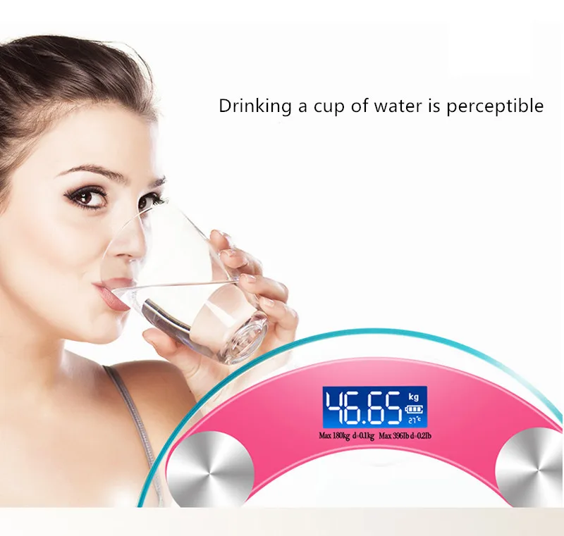 Generic LCD Night Vision Digital Body Scales Smart Weighing Scale