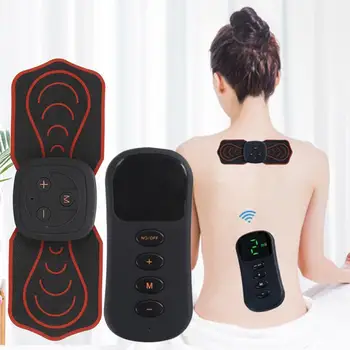 

Abdominal Muscle Stimulator Fitness Instrument Massager Charging Intelligence Stickers Fitness Wireless Slimming Massager C8E2