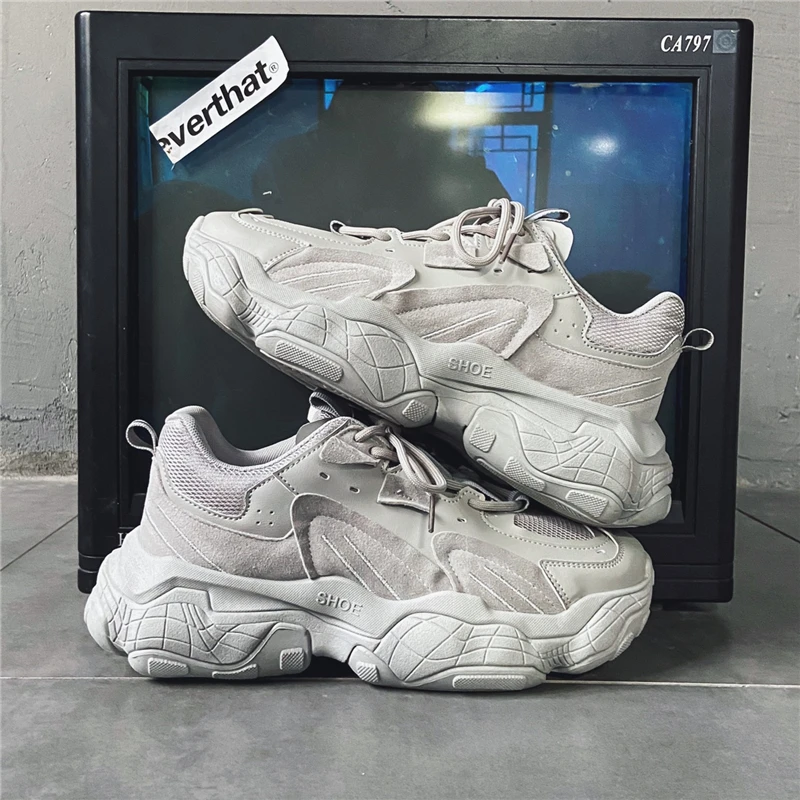 Venta caliente FGXZQ-zapatos informales para Hombre, Zapatillas de suela gruesa a la moda, versión coreana 2020 531y0YgOEKV