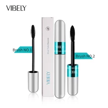 

New 4D Silk Fiber Lash Mascara Waterproof VIBELY 3d Mascara For Eyelash Extension Black Thick Lengthening Eye Lashes Cosmetics