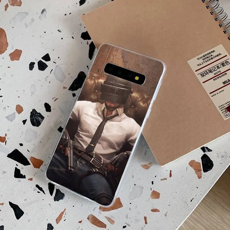 Мягкий чехол для телефона Motirunner PLAYERUNKNOWN S BATTLEGROUNDS PUBG Samsung S10 S10lite S9 S9plus S8 S7 S6