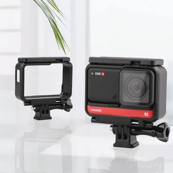 

With 1/4 Screw Protective Frame for Insta360 ONE R Bracket Camera Mounting Accessories Expand Border Housing Shell Protector