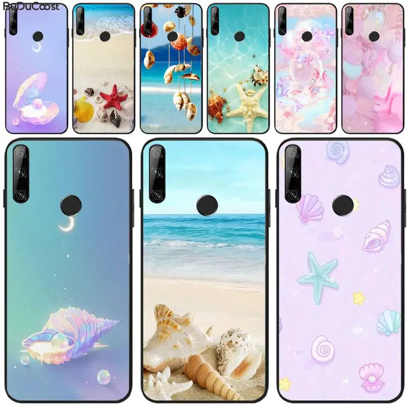 

Jomy Shell Pearl TPU Soft Silicone Phone Case Cover For Huawei Y5 Y6 Y7 Y9 Prime Pro II 2019 2018 Honor 8 8X 9 lite View9