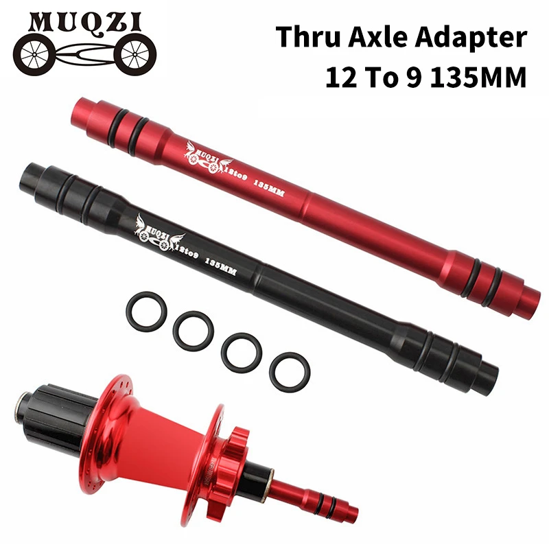 MUQZI Adaptador de liberación rápida para de bicicleta, eje de rueda trasera de 12mm a 9 135mm, adaptador Qr de aluminio 7075|Cubos de - AliExpress