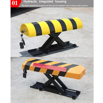

Car Parking Blocker, car Parking Barrier Automatic parking gate lock 2 remote control parking prohibited(no battery) parking lot