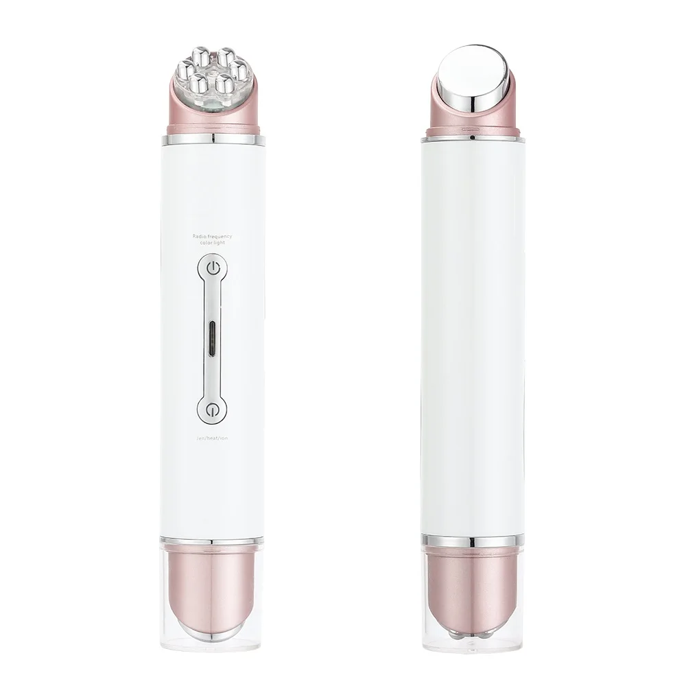 Multifunction LED Photon Therapy High Vibration EMS Heating Massage Face Eye Massager Skin Lifting Anti-Wrinkle SPA Facial Tool 2