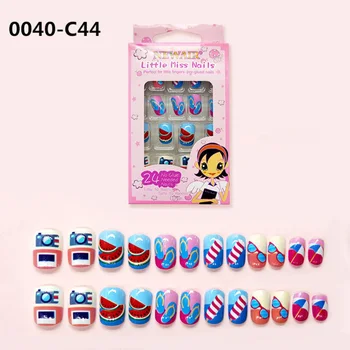 

120 Pcs False Nails Fun Beautiful Eco-friendly Safe Manicure Decor Decals Nail Stickers for Children