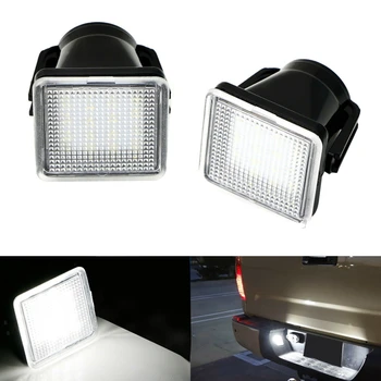 

2X White Car LED License Plate Lights for Toyota- Tacoma 14-19