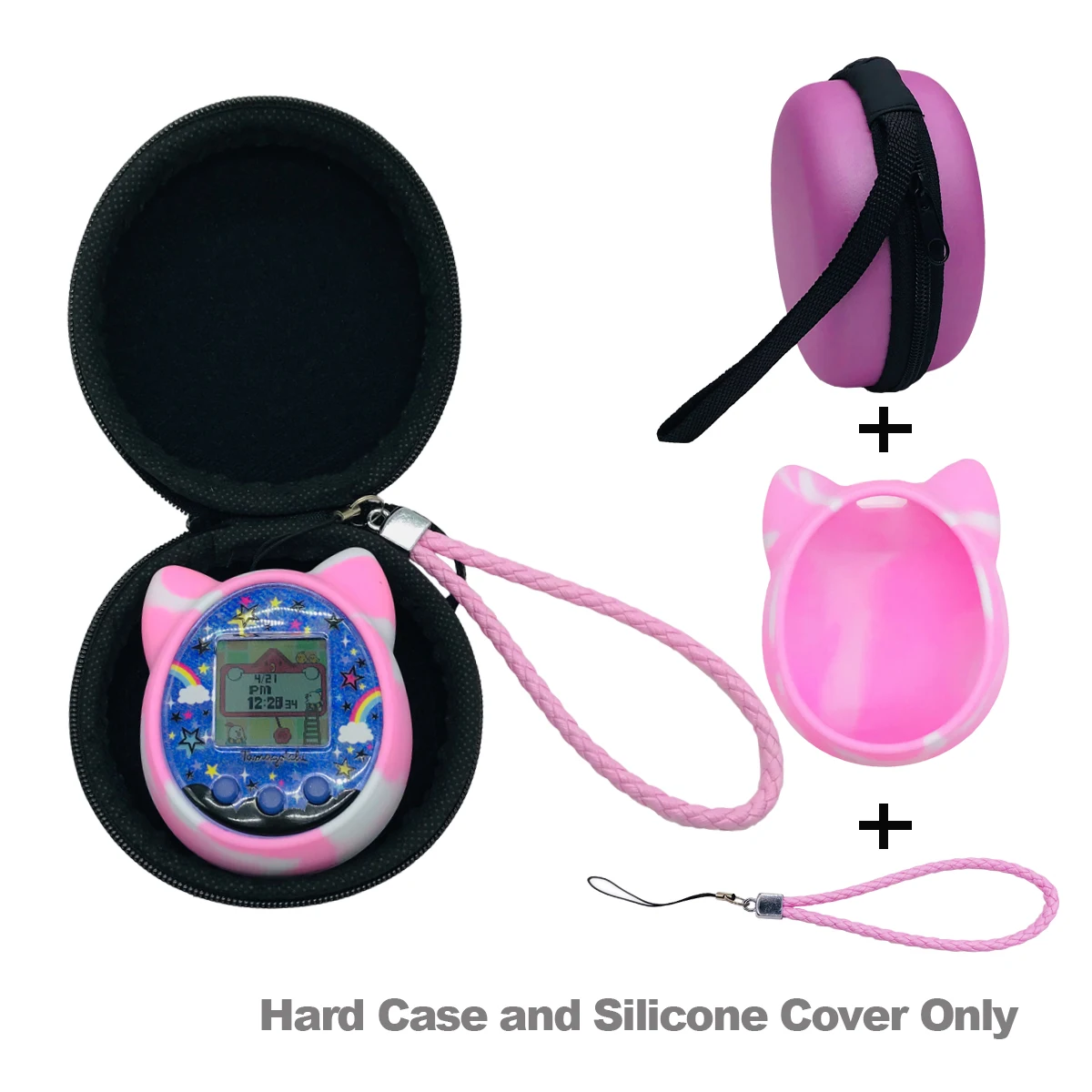 Защитный жесткий чехол и силиконовый для Tamagotchi на интерактивном игровом