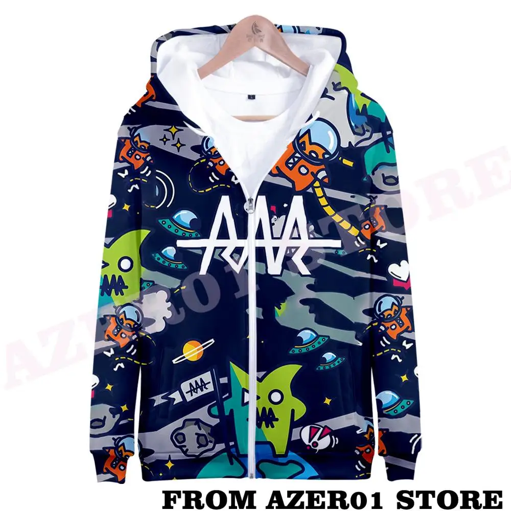 

Худи унисекс с 3D-принтом, на молнии, с капюшоном